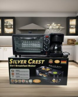 Silver Crest™ — Machine Petit-Déjeuner Multifonction 3-en-1 (Édition 2025)