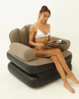 Canapé-Lit Gonflable 2-en-1 – Confort & Élégance au Quotidien