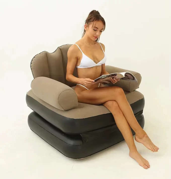 Canapé-Lit Gonflable 2-en-1 – Confort & Élégance au Quotidien - Image 2